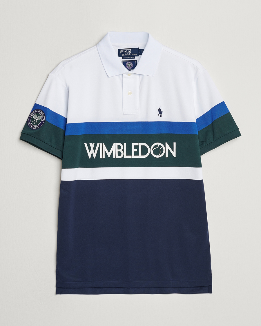 Herren | Poloshirts | Polo Ralph Lauren | Wimbledon Block Custom Slim Fit Polo Refined Navy/Multi