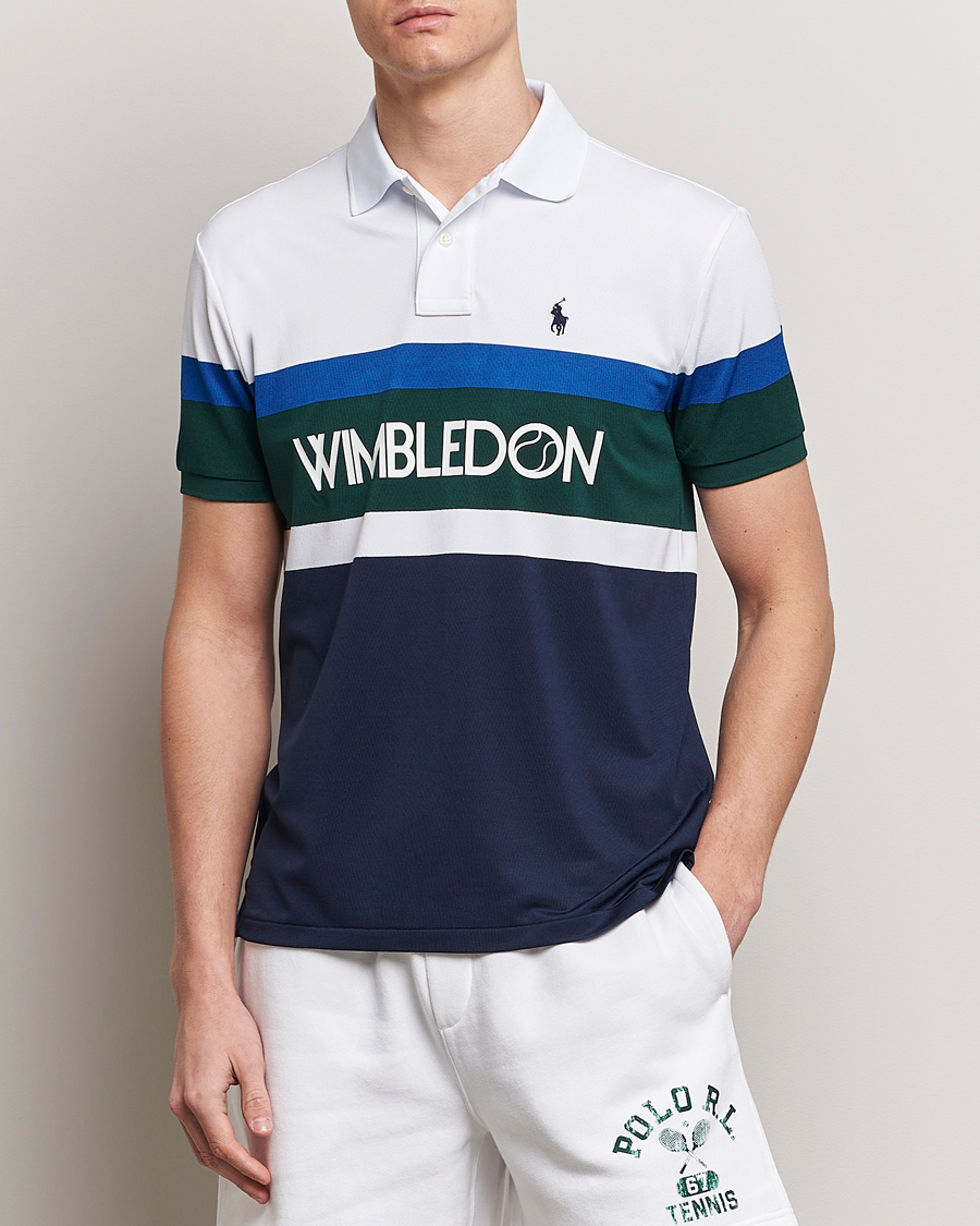 Herren | Poloshirts | Polo Ralph Lauren | Wimbledon Block Custom Slim Fit Polo Refined Navy/Multi