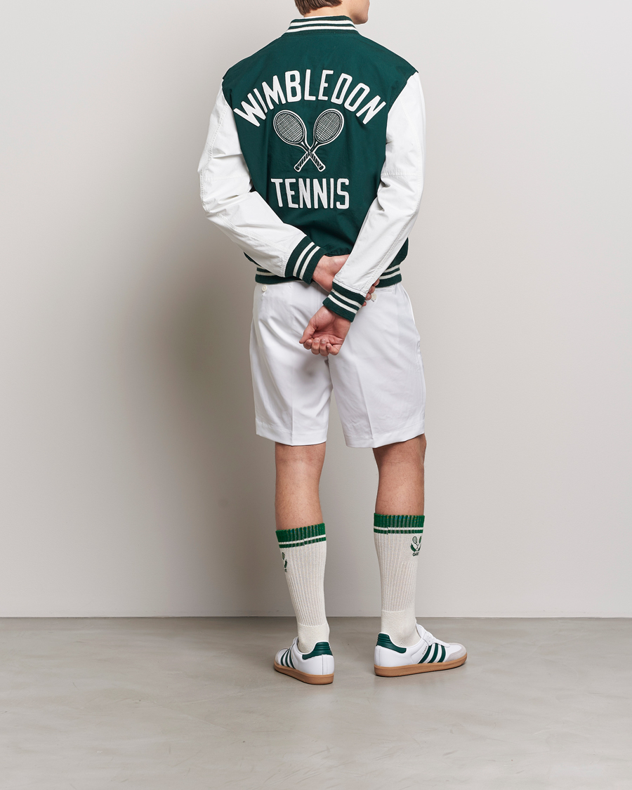 Herren | Jacken | Polo Ralph Lauren | Wimbledon Bomber Jacket White/Moss Agate