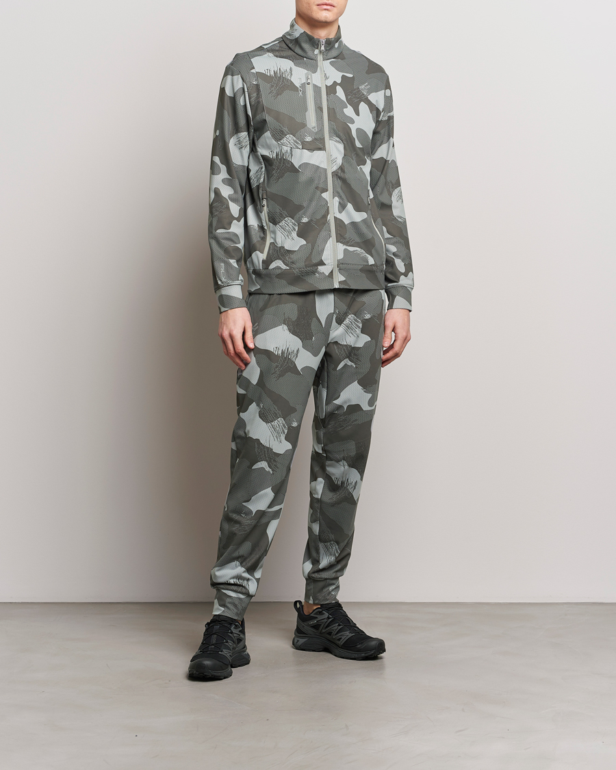 Herren | Pullover | RLX Ralph Lauren | Warp Tech Jersey Camo Full Zip Grey