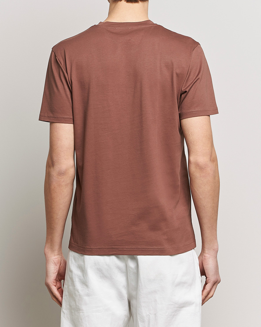Herren | T-Shirts | Sunspel | Riviera Midweight Tee Brown