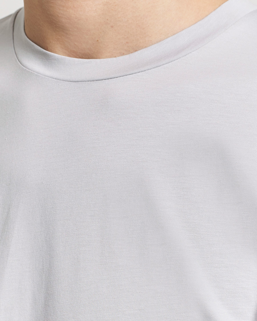 Herren | T-Shirts | Sunspel | Riviera Midweight Tee Smoke