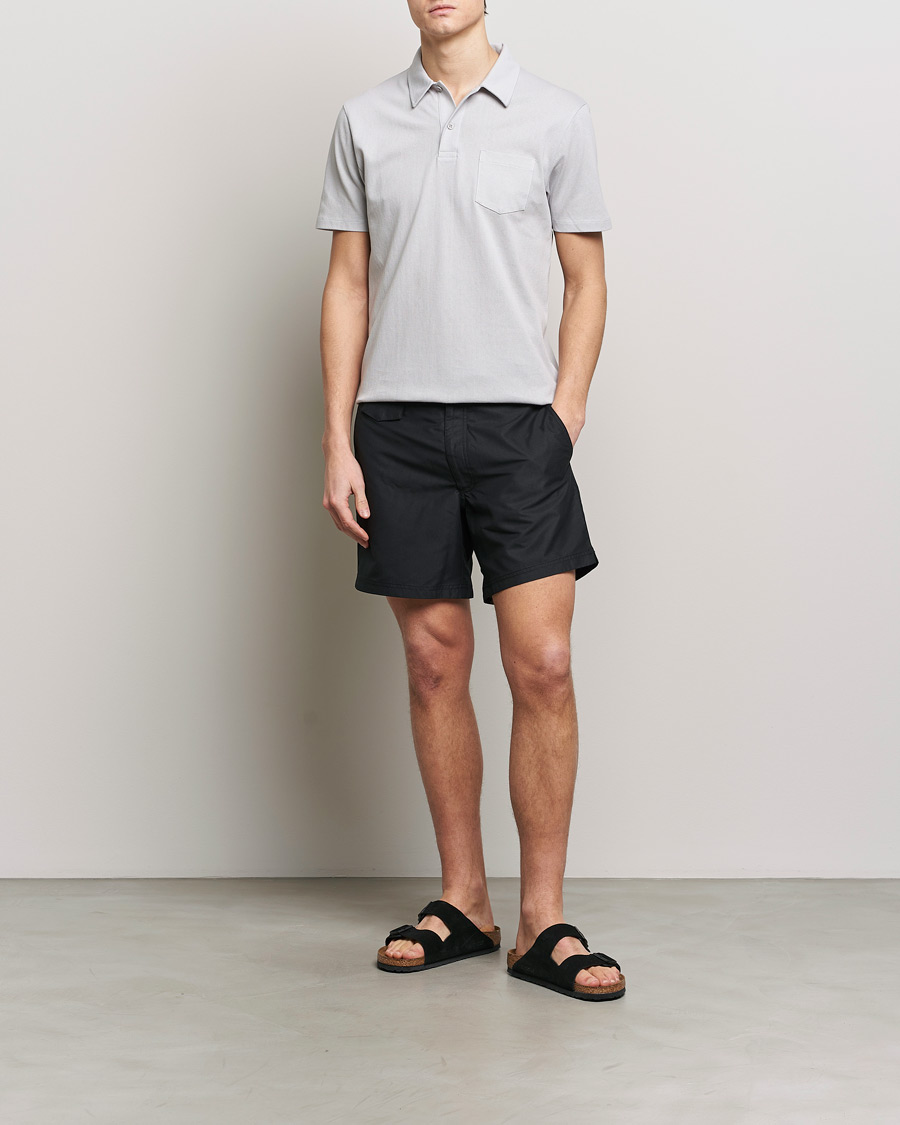 Herren | Poloshirts | Sunspel | Riviera Polo Shirt Smoke