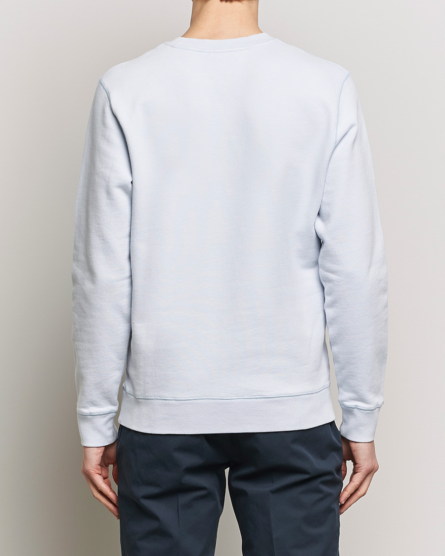 Herren | Pullover | Sunspel | Loopback Sweatshirt Light Blue