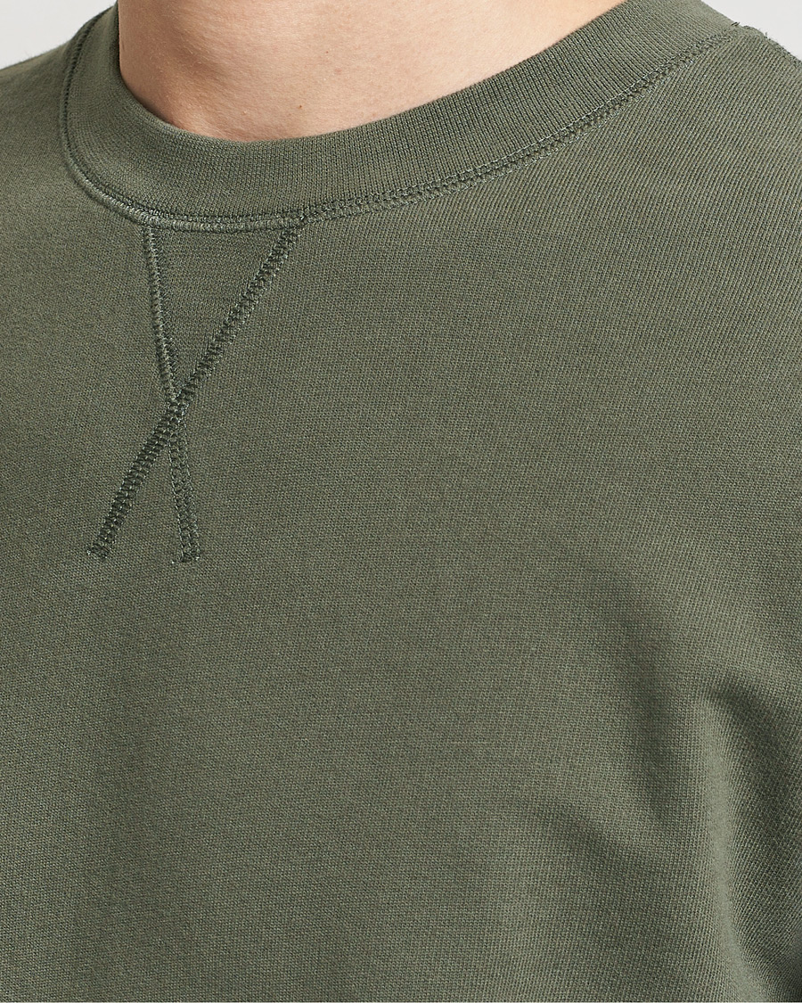 Herren | Pullover | Sunspel | Loopback Sweatshirt Khaki