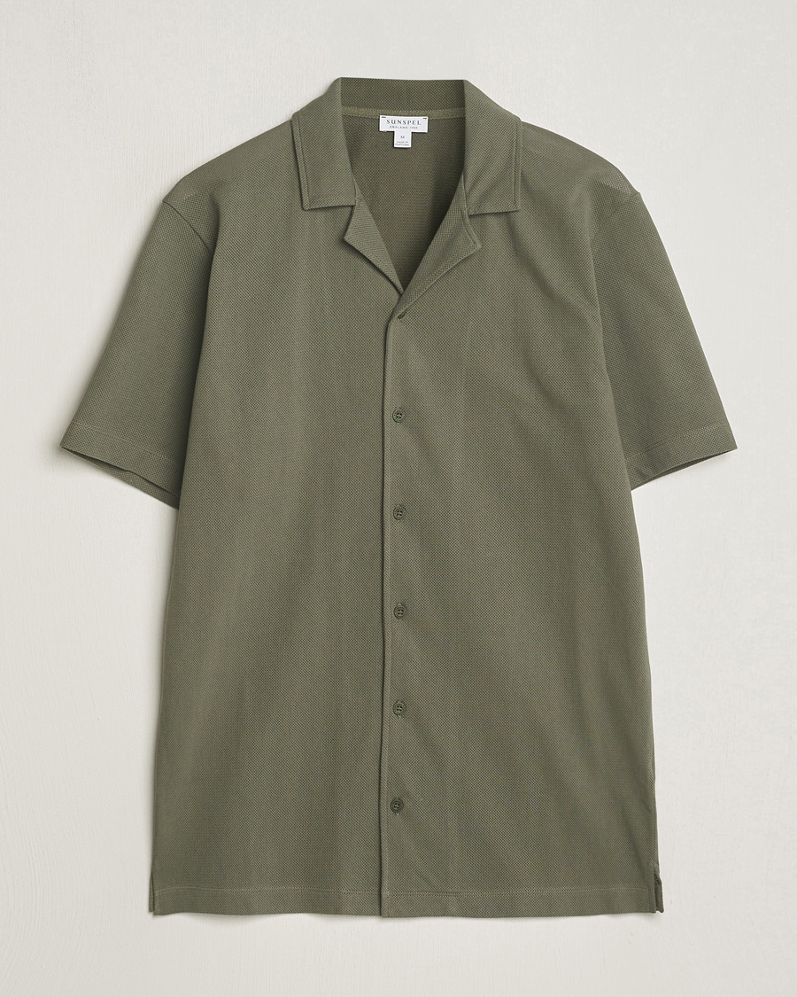Herren | Hemden | Sunspel | Riviera Resort Shirt Khaki