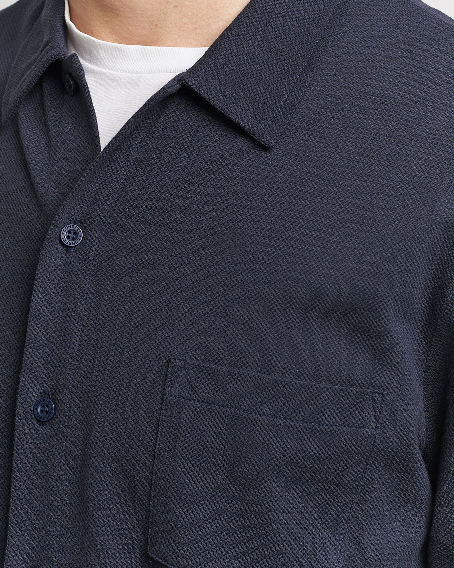 Herren | Hemden | Sunspel | Riviera Long Sleeve Shirt Navy