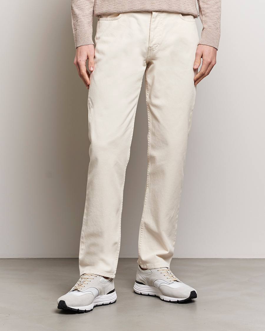 Herren | Hosen | Sunspel | Five Pocket Cotton Twill Trousers Undyed