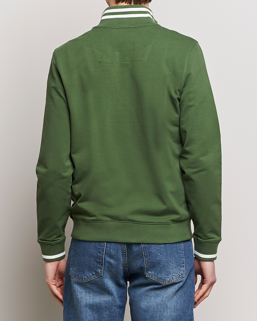 Herren | Pullover | Aeronautica Militare | Full Zip Sweater Seaweed Green