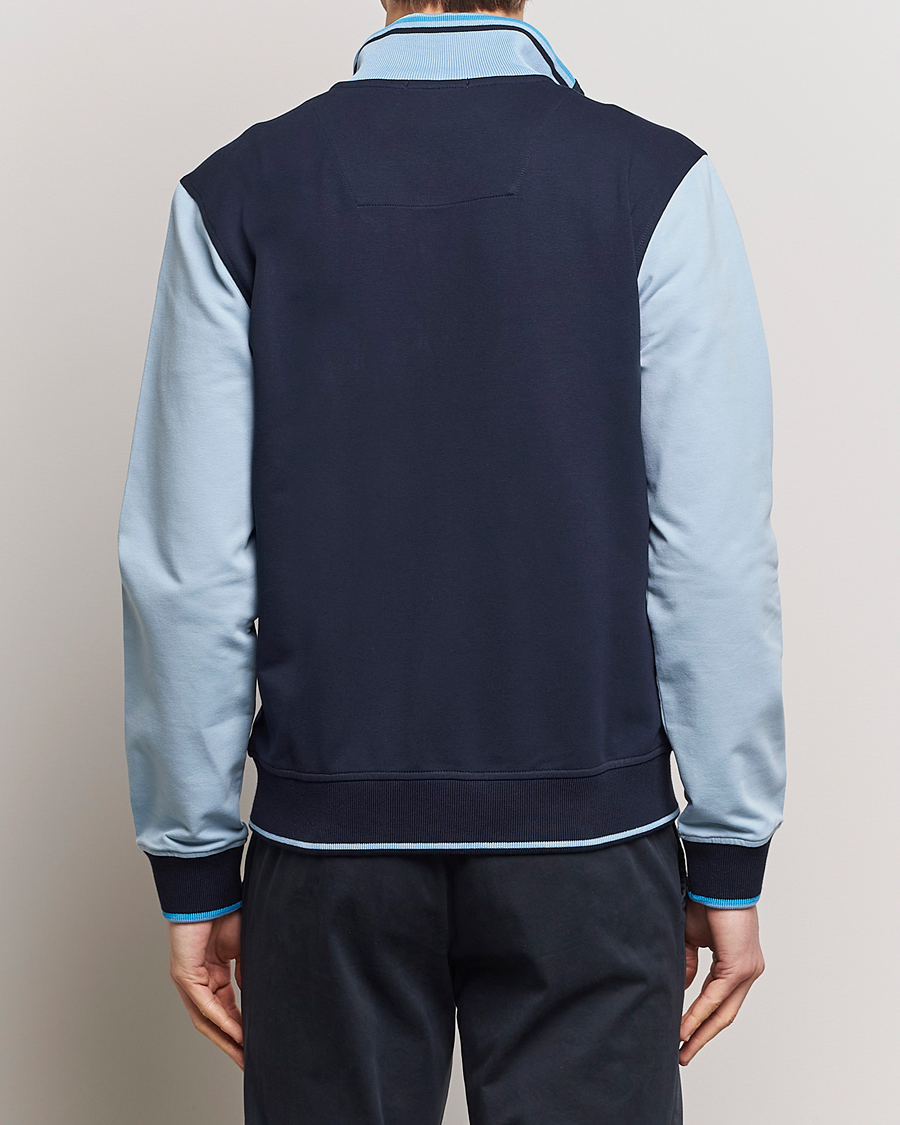 Herren | Pullover | Aeronautica Militare | Full Zip Sweater Navy/Glacier Blue