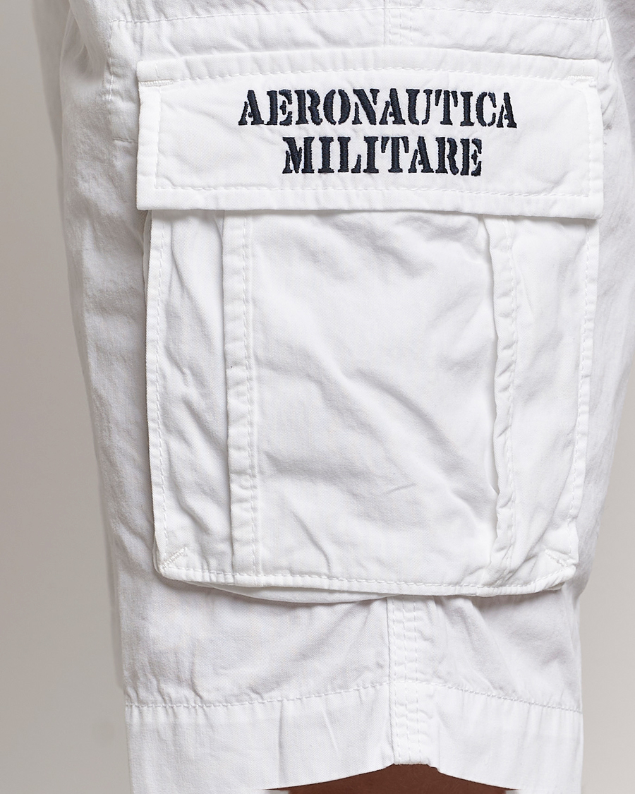 Herren | Shorts | Aeronautica Militare | BE066 Cargo Shorts Off White