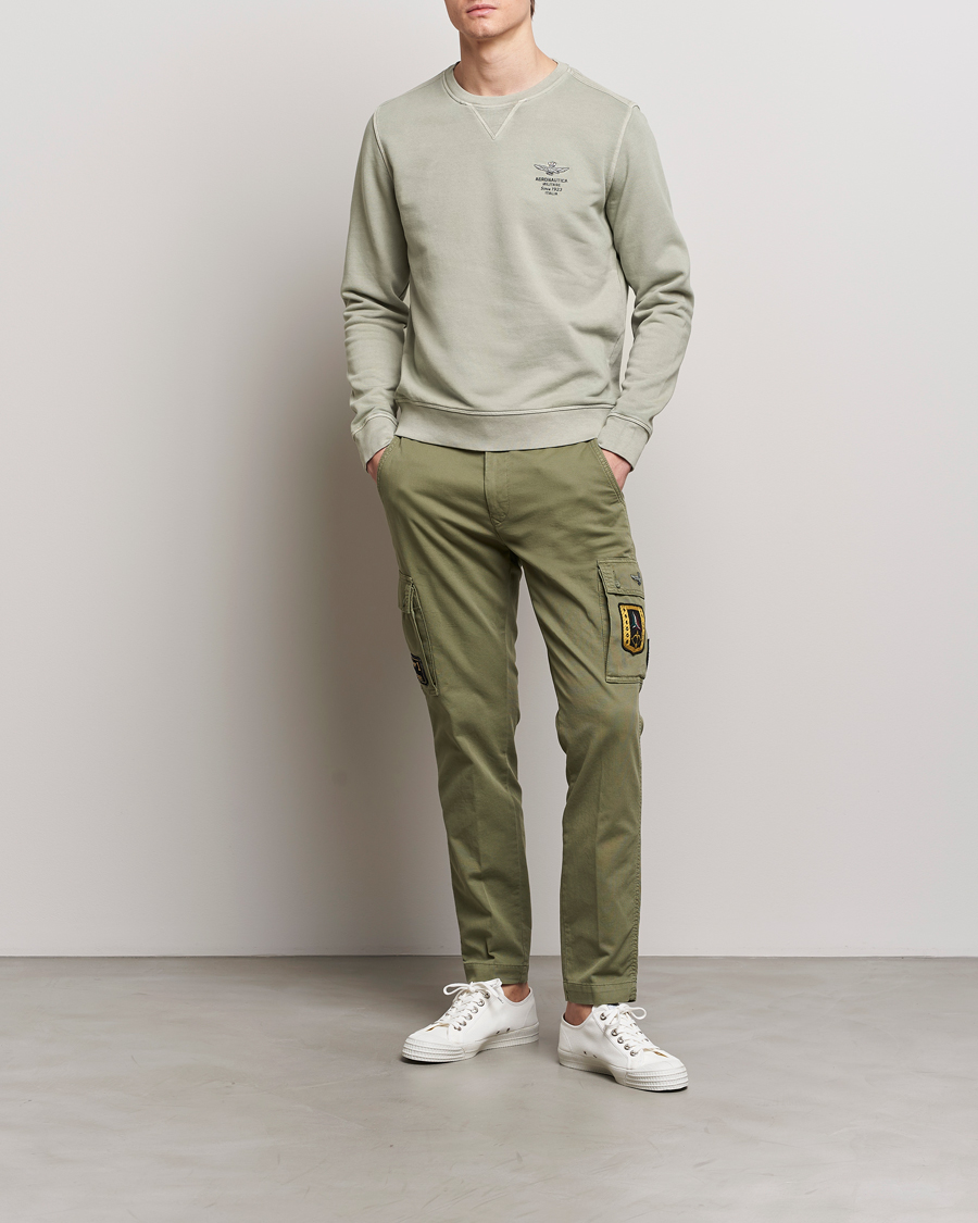 Herren | Hosen | Aeronautica Militare | Heritage Cargo Pants Sage Green