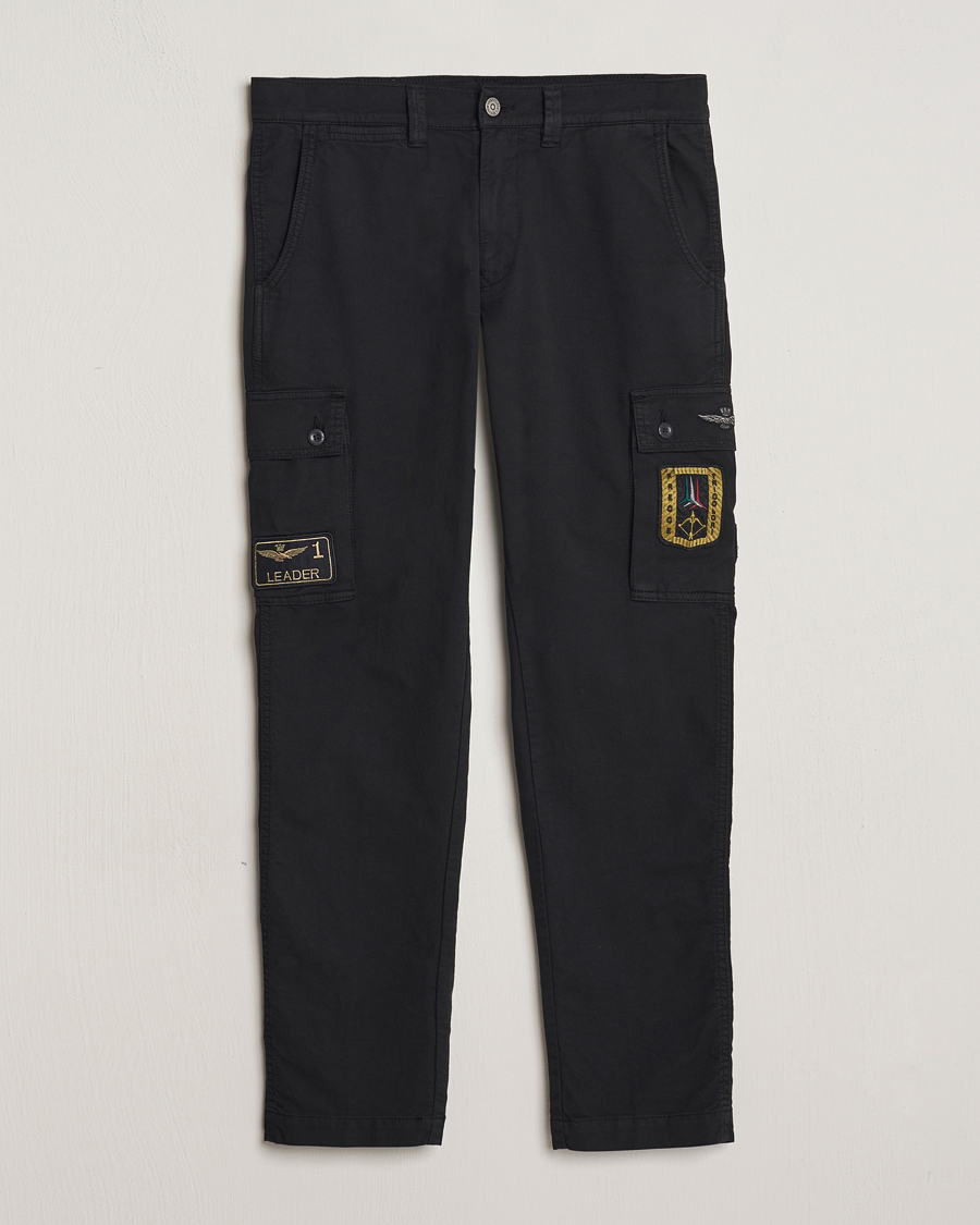 Herren | Hosen | Aeronautica Militare | Heritage Cargo Pants Jet Black
