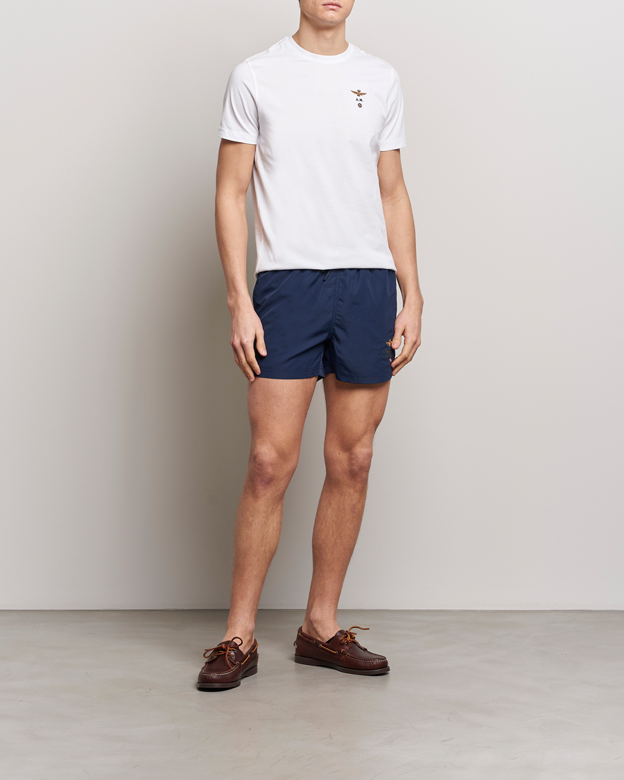 Herren | Badehosen | Aeronautica Militare | Costume Swim Shorts Navy