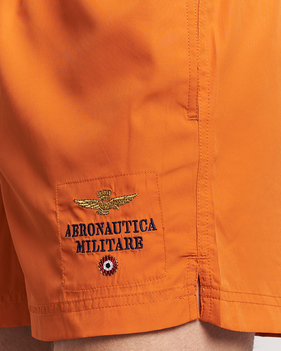 Herren | Badehosen | Aeronautica Militare | Costume Swim Shorts Carrot Orange