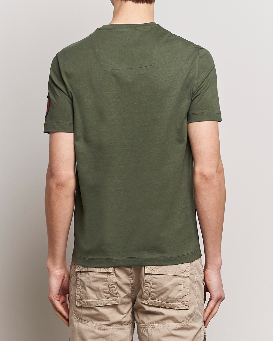 Herren | T-Shirts | Aeronautica Militare | Tricolori Crew Neck T-Shirt Verde Green