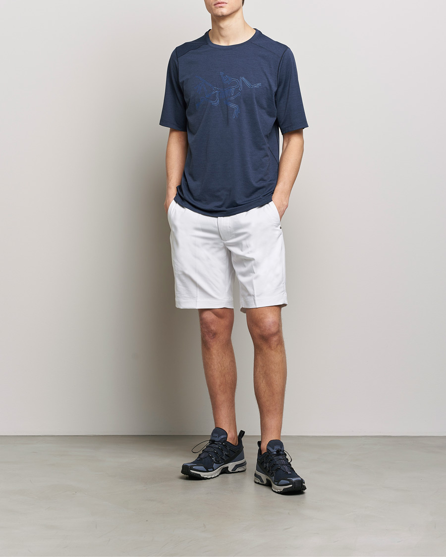 Herren | T-Shirts | Arc'teryx | Cormac Bird Logo Crew Neck T-Shirt Black Sapphire
