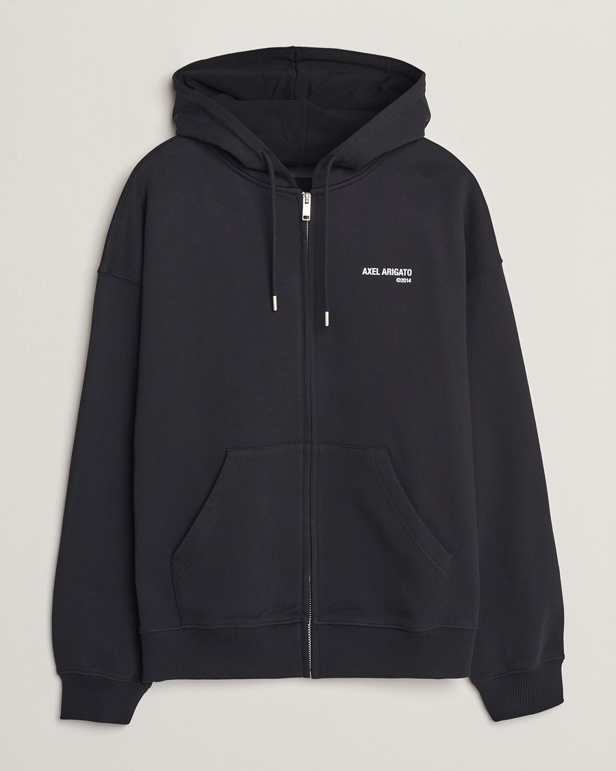 Herren | Pullover | Axel Arigato | Field Full Zip Hoodie Black