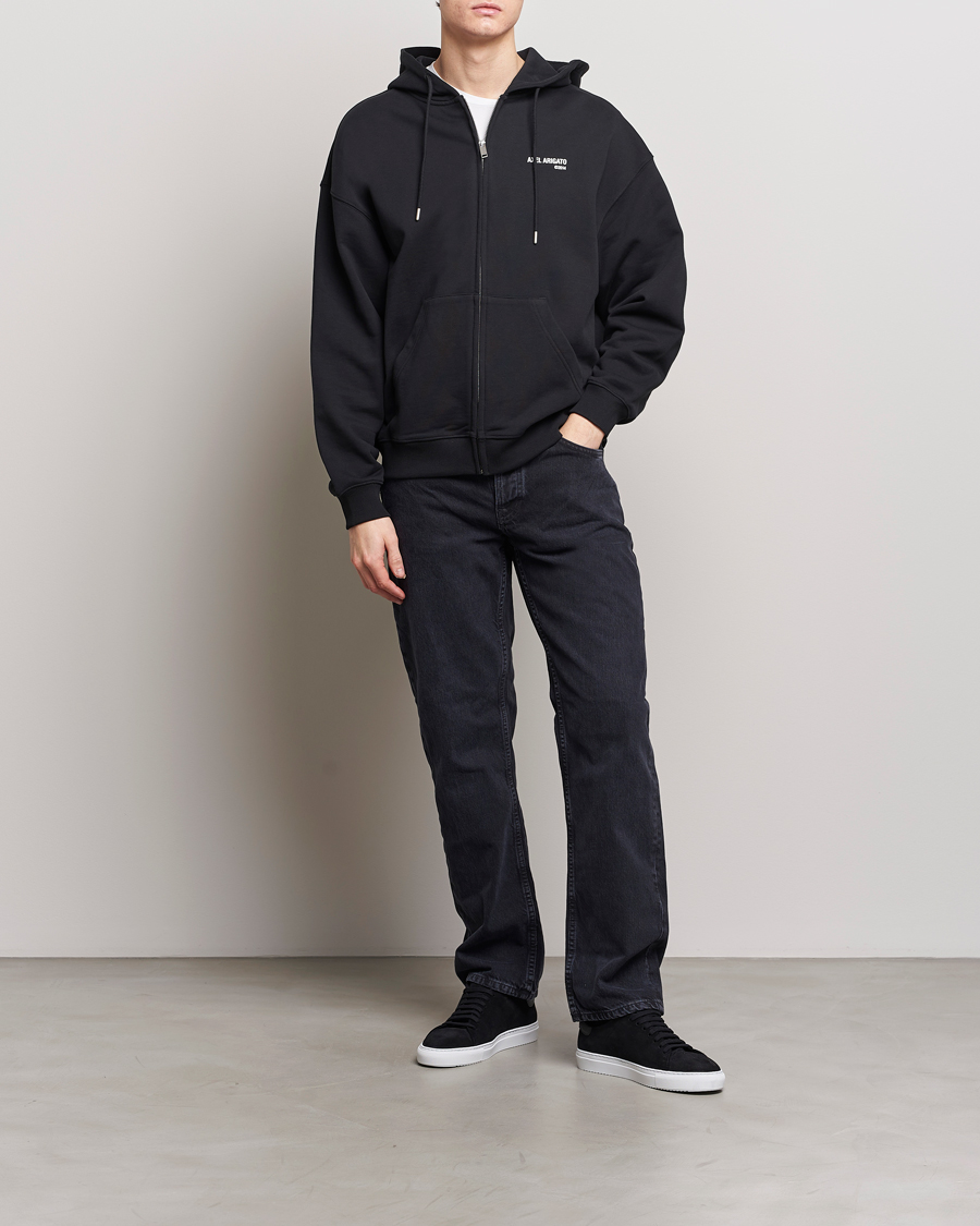 Herren | Pullover | Axel Arigato | Field Full Zip Hoodie Black