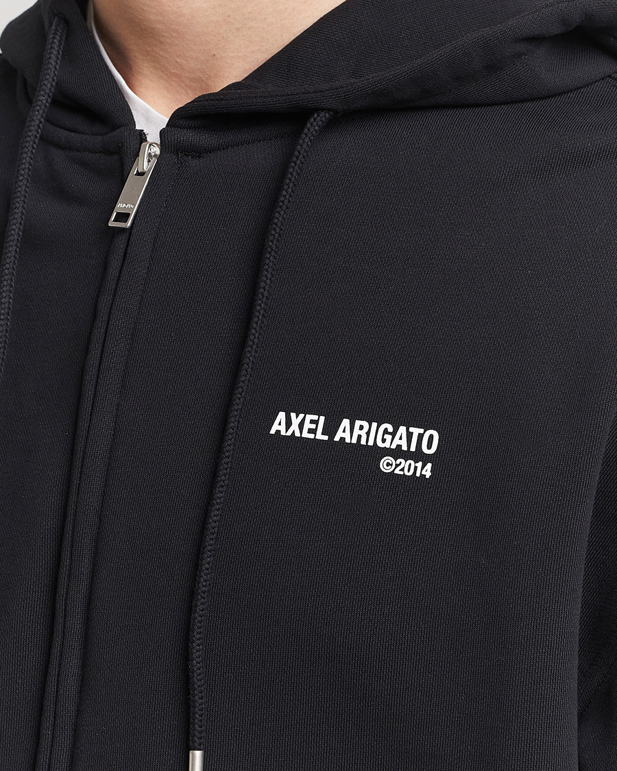 Herren | Pullover | Axel Arigato | Field Full Zip Hoodie Black