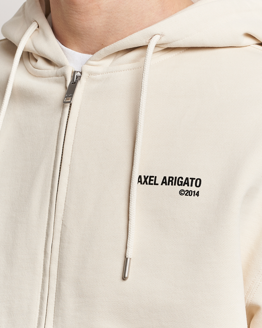 Herren | Pullover | Axel Arigato | Field Full Zip Hoodie Pale Beige