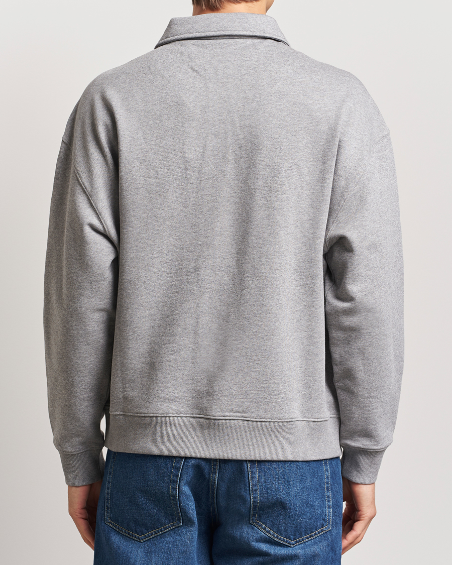 Herren | Pullover | Axel Arigato | Remi Half Zip Sweater Grey Melange