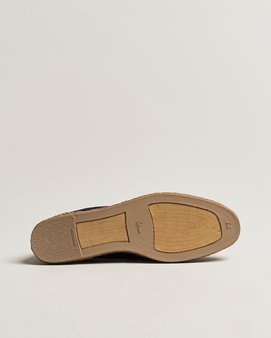 Herren | Espadrillo | Castañer | Nacho Casual Suede Loafers Azul Oscuro