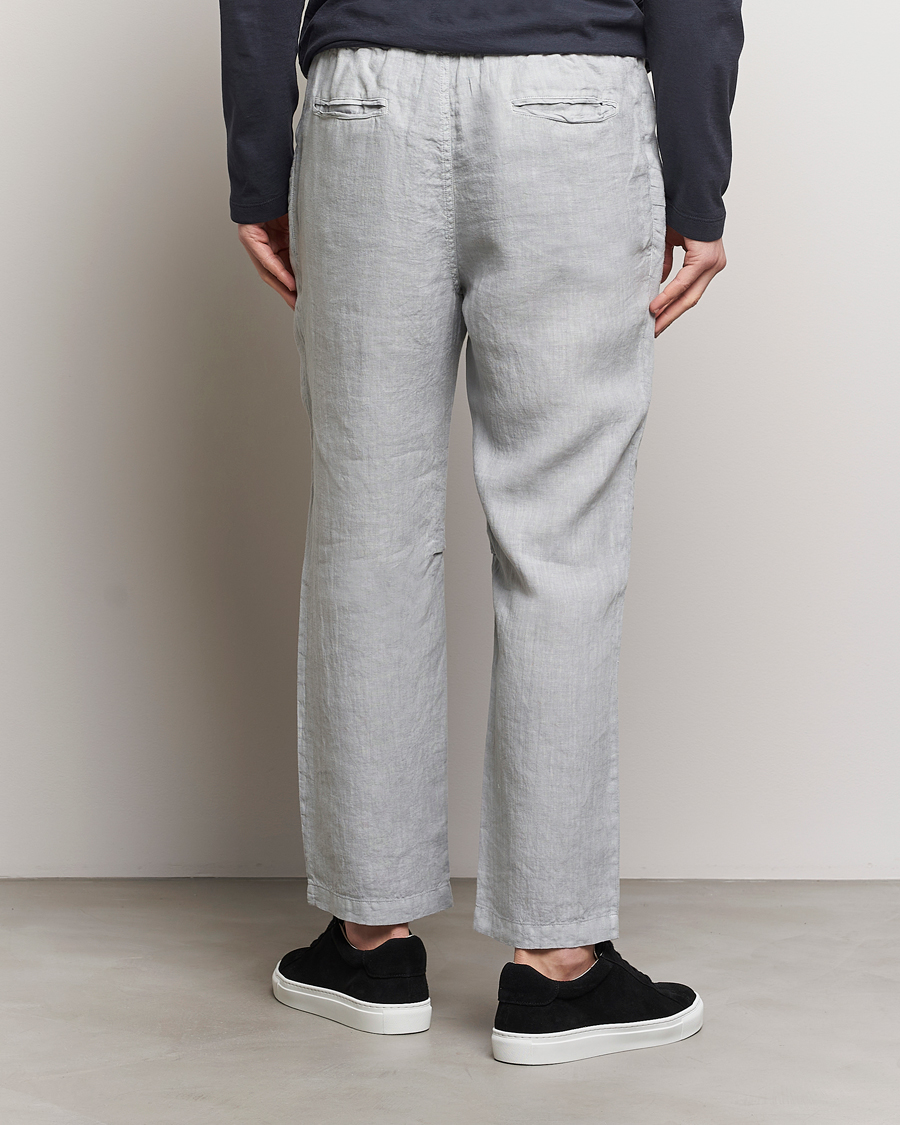 Herren | Hosen | Massimo Alba | Keywest Linen Drawstring Pants Light Grey