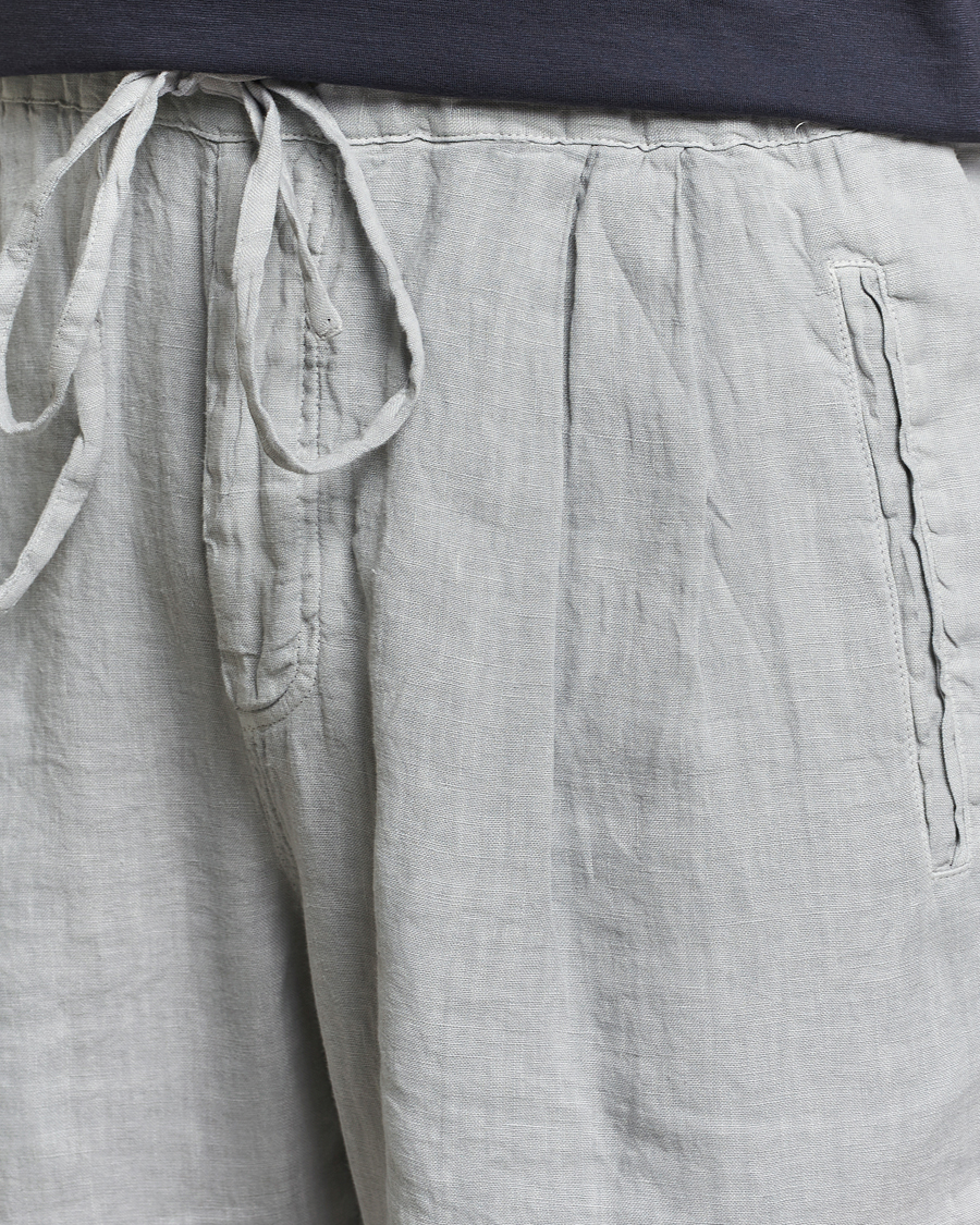 Herren | Hosen | Massimo Alba | Keywest Linen Drawstring Pants Light Grey