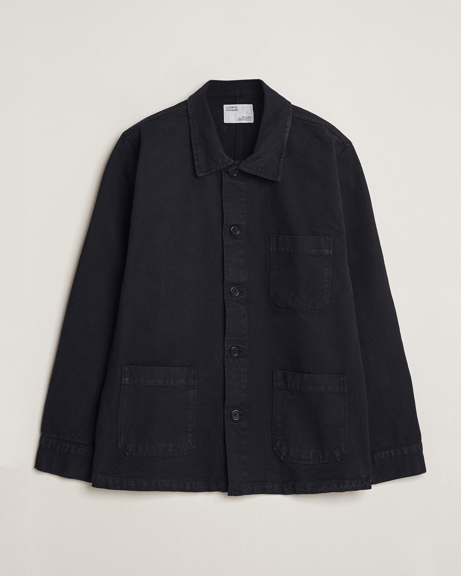 Herren | Hemden | Colorful Standard | Organic Workwear Jacket Deep Black