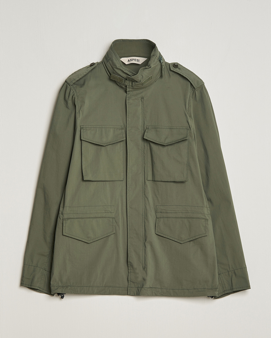 Herren | Jacken | Aspesi | Lightweight Cotton Field Jacket Military