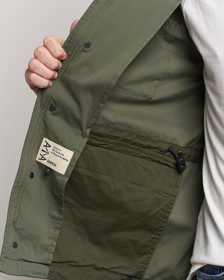 Herren | Jacken | Aspesi | Lightweight Cotton Field Jacket Military