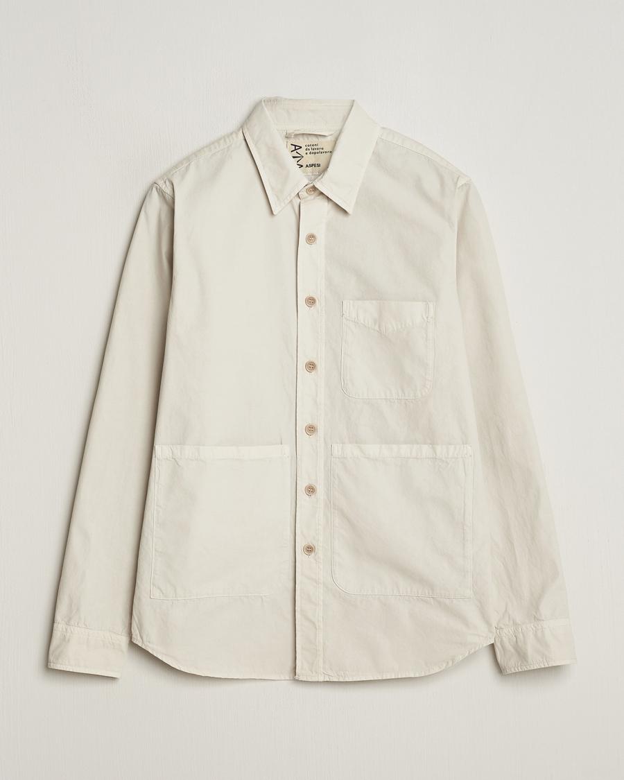 Herren | Jacken | Aspesi | Utility Shirt Jacket Light Beige