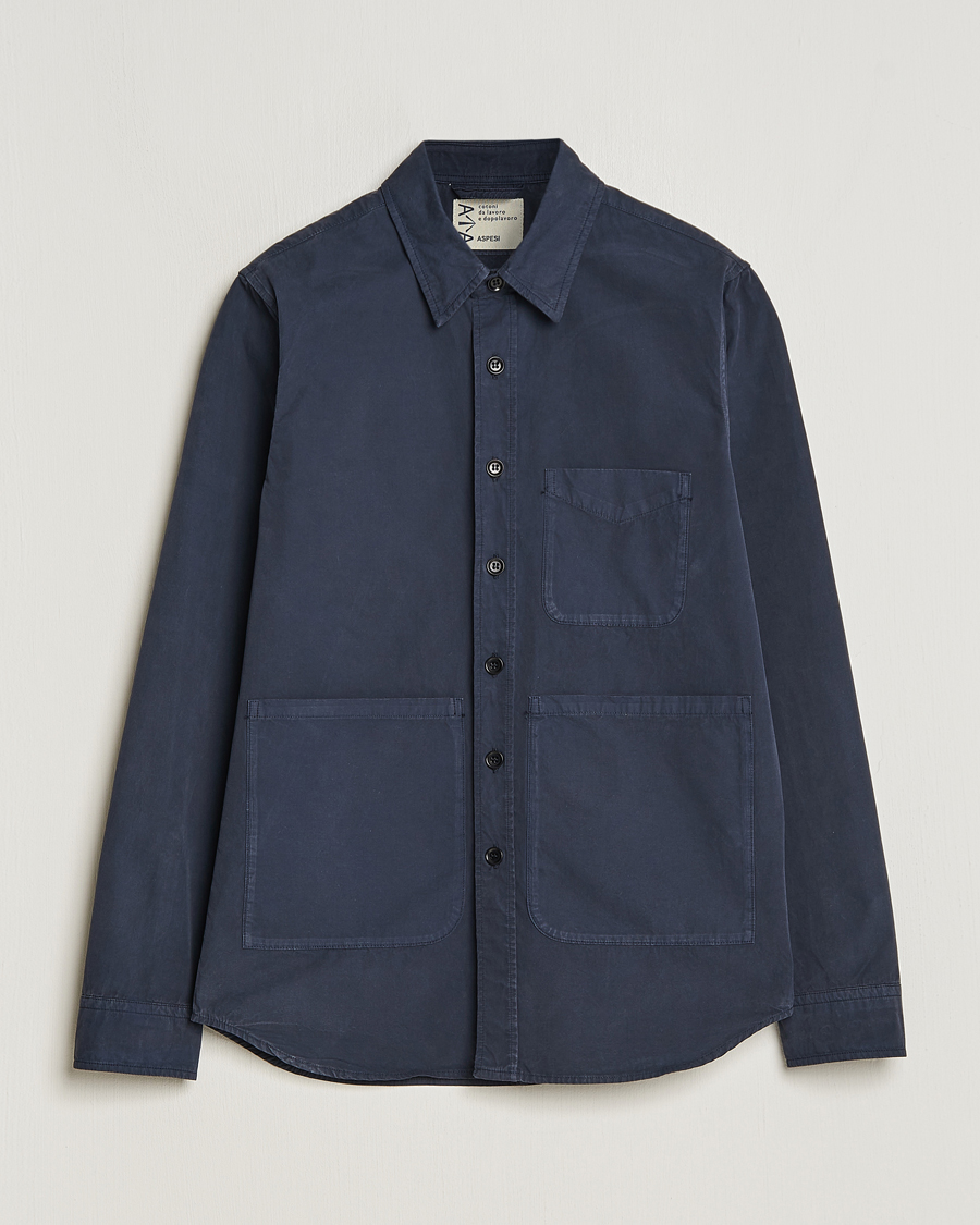 Herren | Jacken | Aspesi | Utility Shirt Jacket Navy