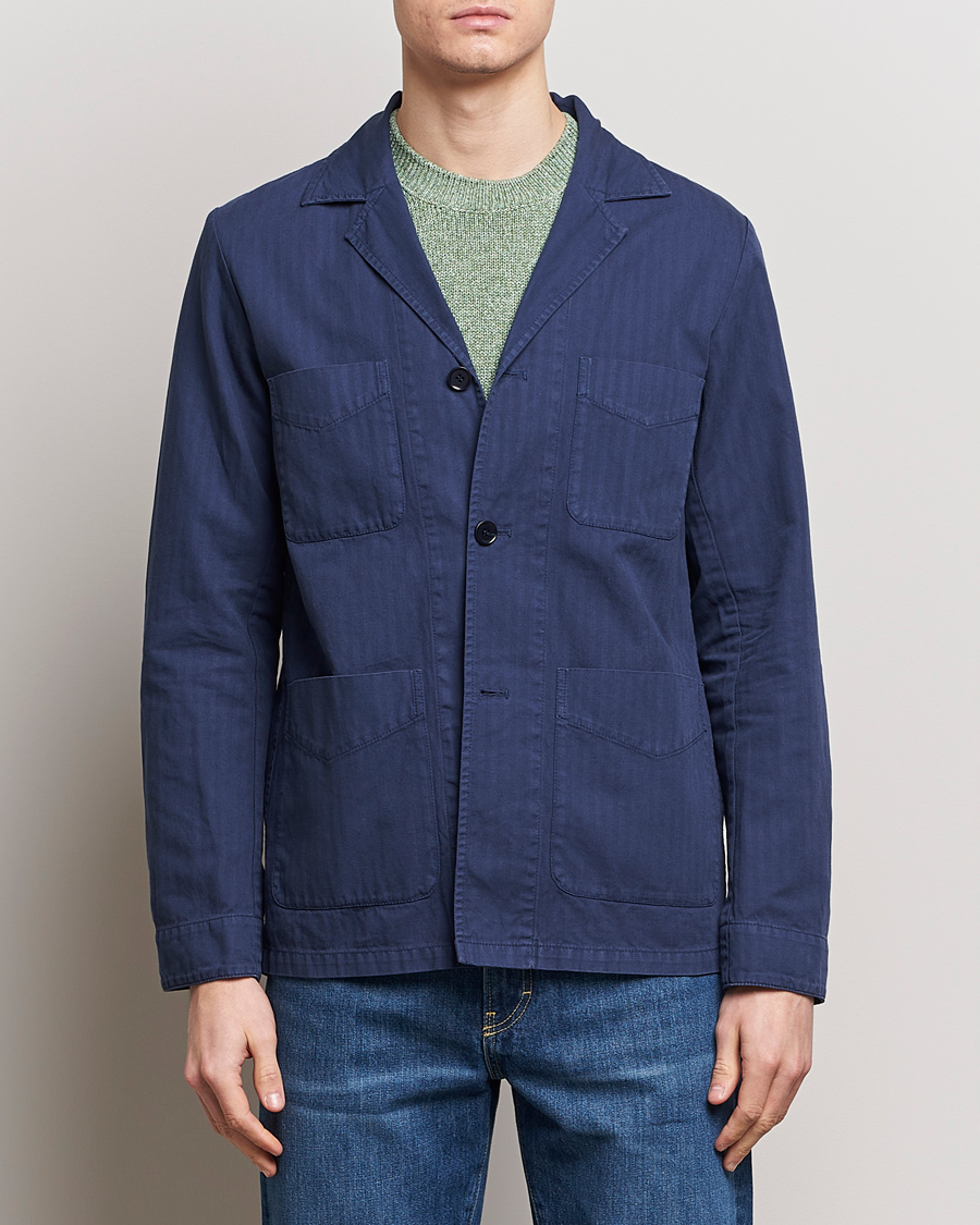 Men | Coats & Jackets | Aspesi | Fadango Shirt Jacket Navy