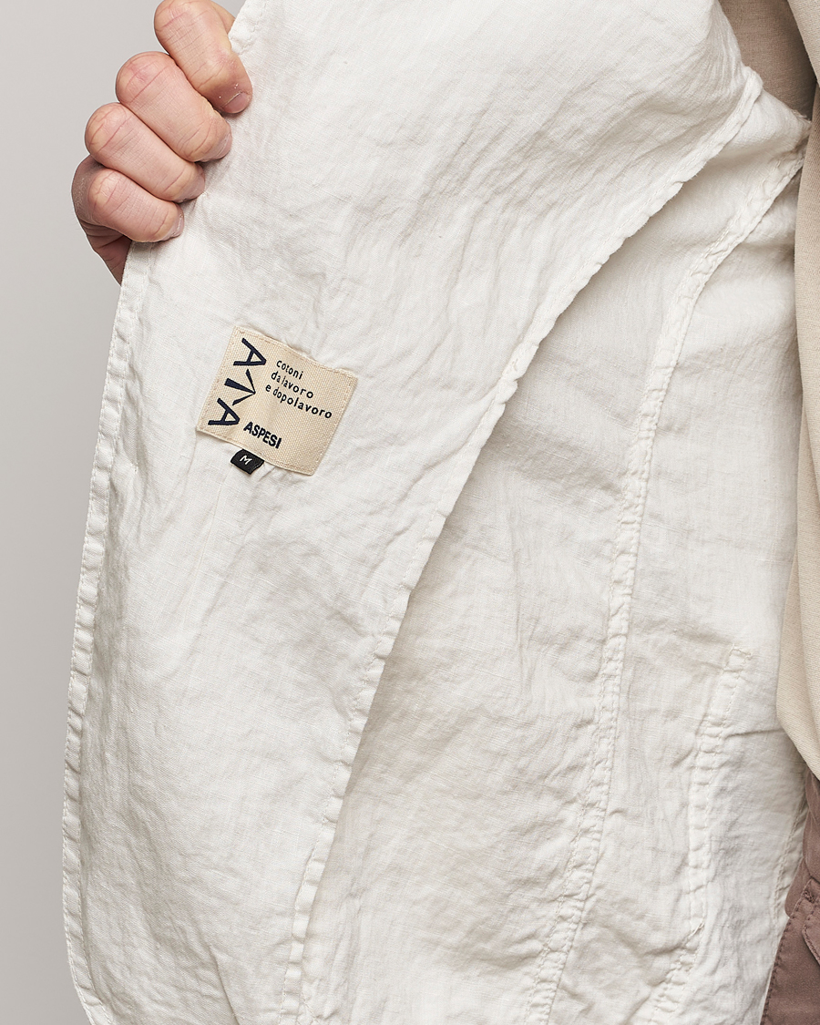 Herren | Sakkos | Aspesi | Samuraki Linen Blazer Light Beige