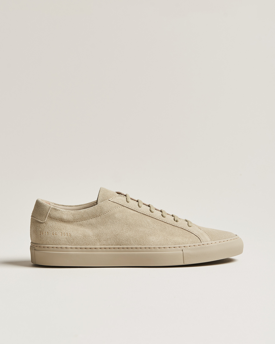 Herren | Common Projects Original Achilles Suede Sneaker Bone | Common Projects | Original Achilles Suede Sneaker Bone