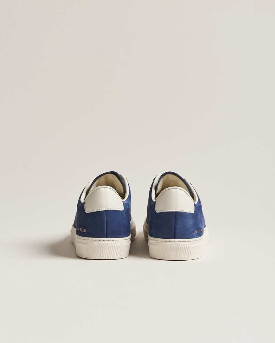 Herren | Common Projects Retro Pebbled Nappa Leather Sneaker Blue/White | Common Projects | Retro Pebbled Nappa Leather Sneaker Blue/White