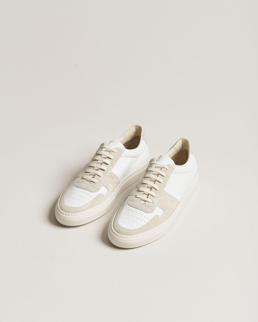 Herren |  | Common Projects | B Ball Duo Leather Sneaker Off White/Beige