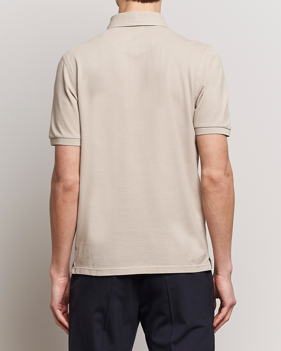 Herren | Poloshirts | Gran Sasso | Washed Polo Beige Melange
