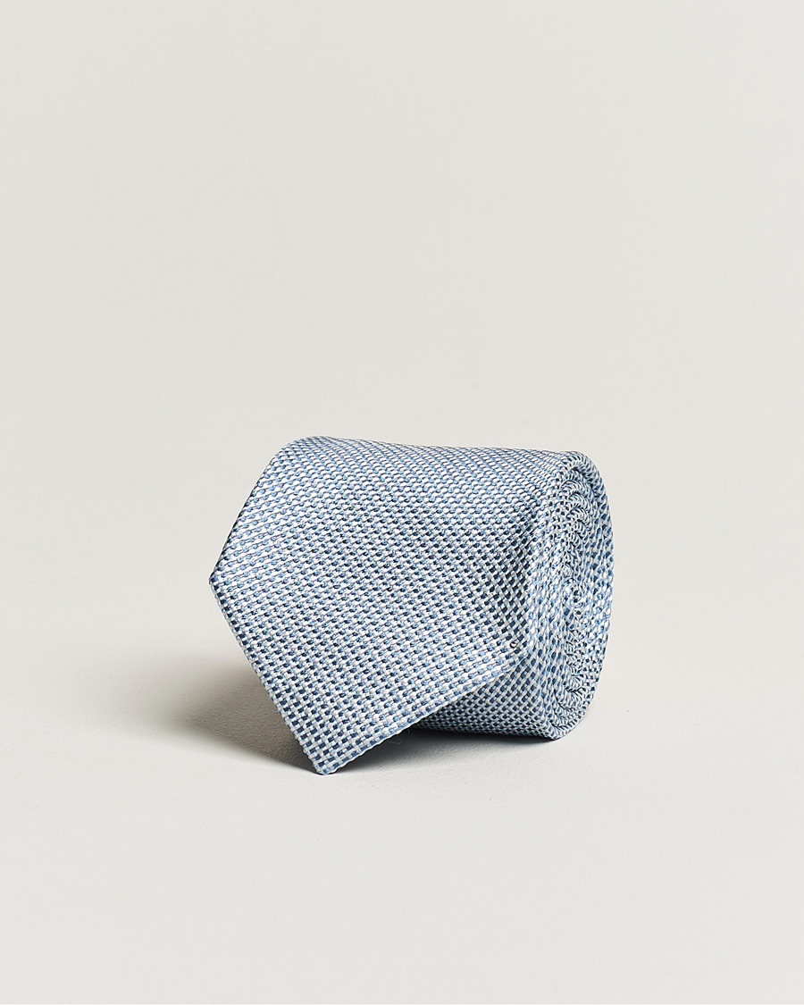 Herren | Brioni Structured Silk Tie Light Blue | Brioni | Structured Silk Tie Light Blue