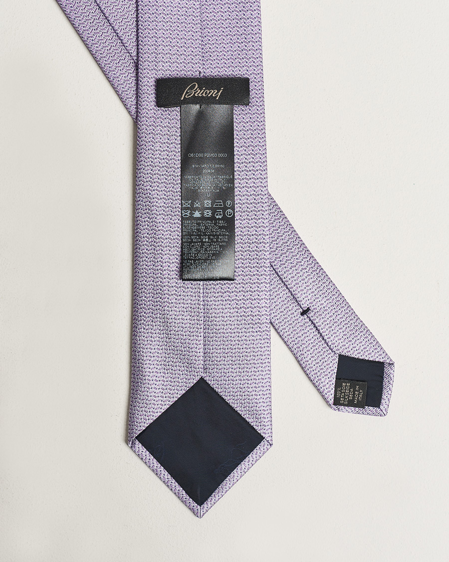 Herren | Brioni Structured Silk Tie Lavender | Brioni | Structured Silk Tie Lavender
