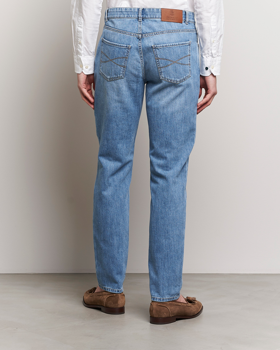 Herren | Jeans | Brunello Cucinelli | Traditional Fit Jeans Blue Wash