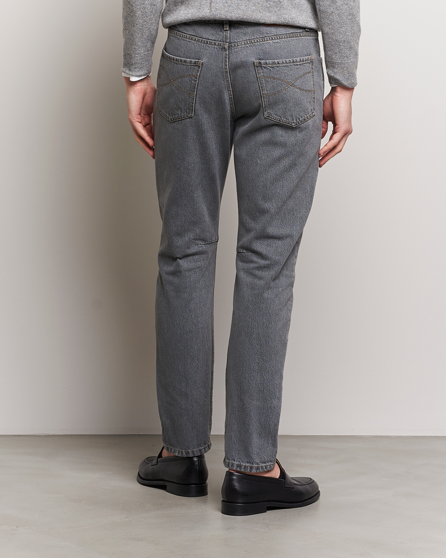 Herren | Jeans | Brunello Cucinelli | Leisure Fit Jeans Grey Wash