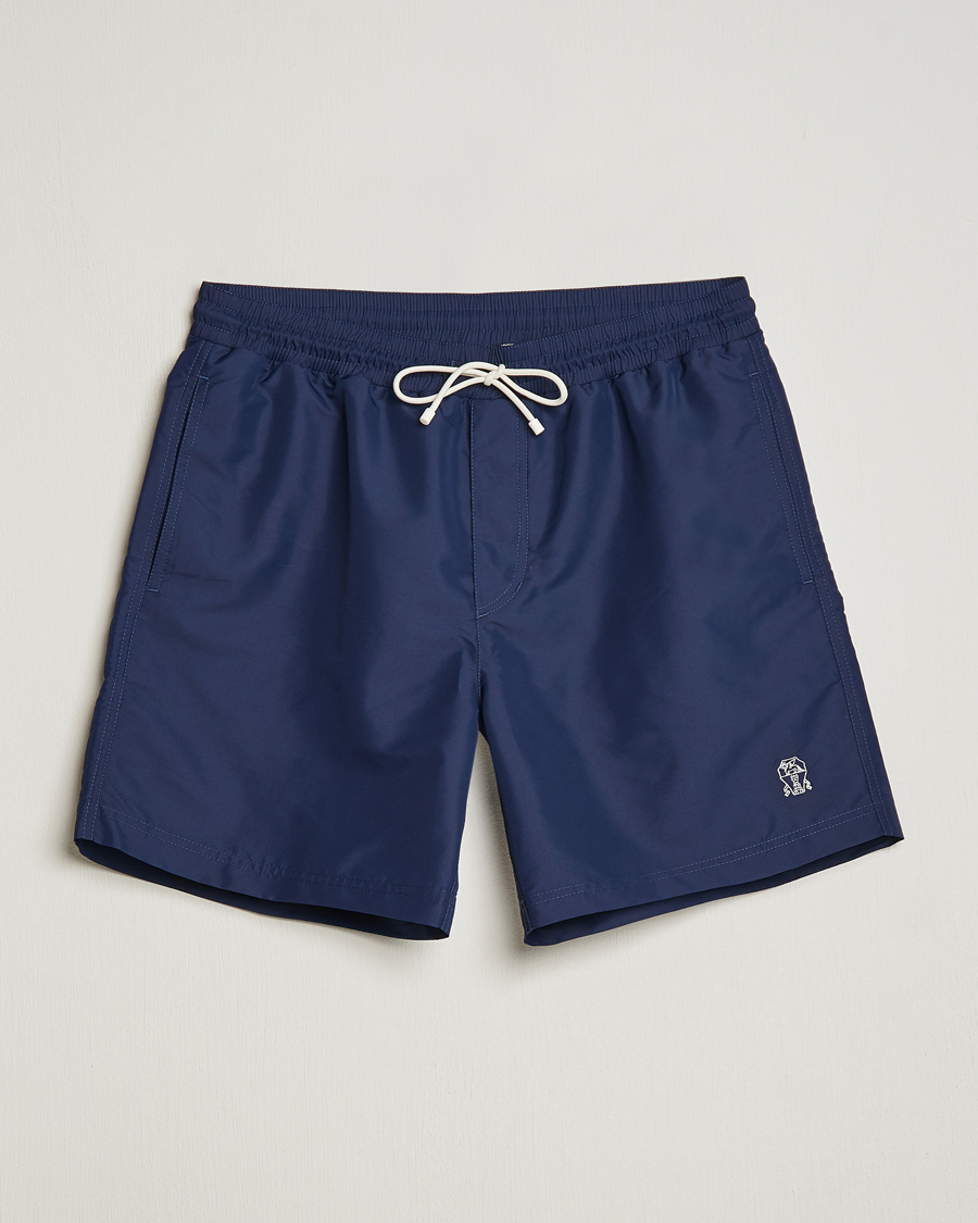 Herren | Badehosen | Brunello Cucinelli | Nylon Swim Trunks Navy