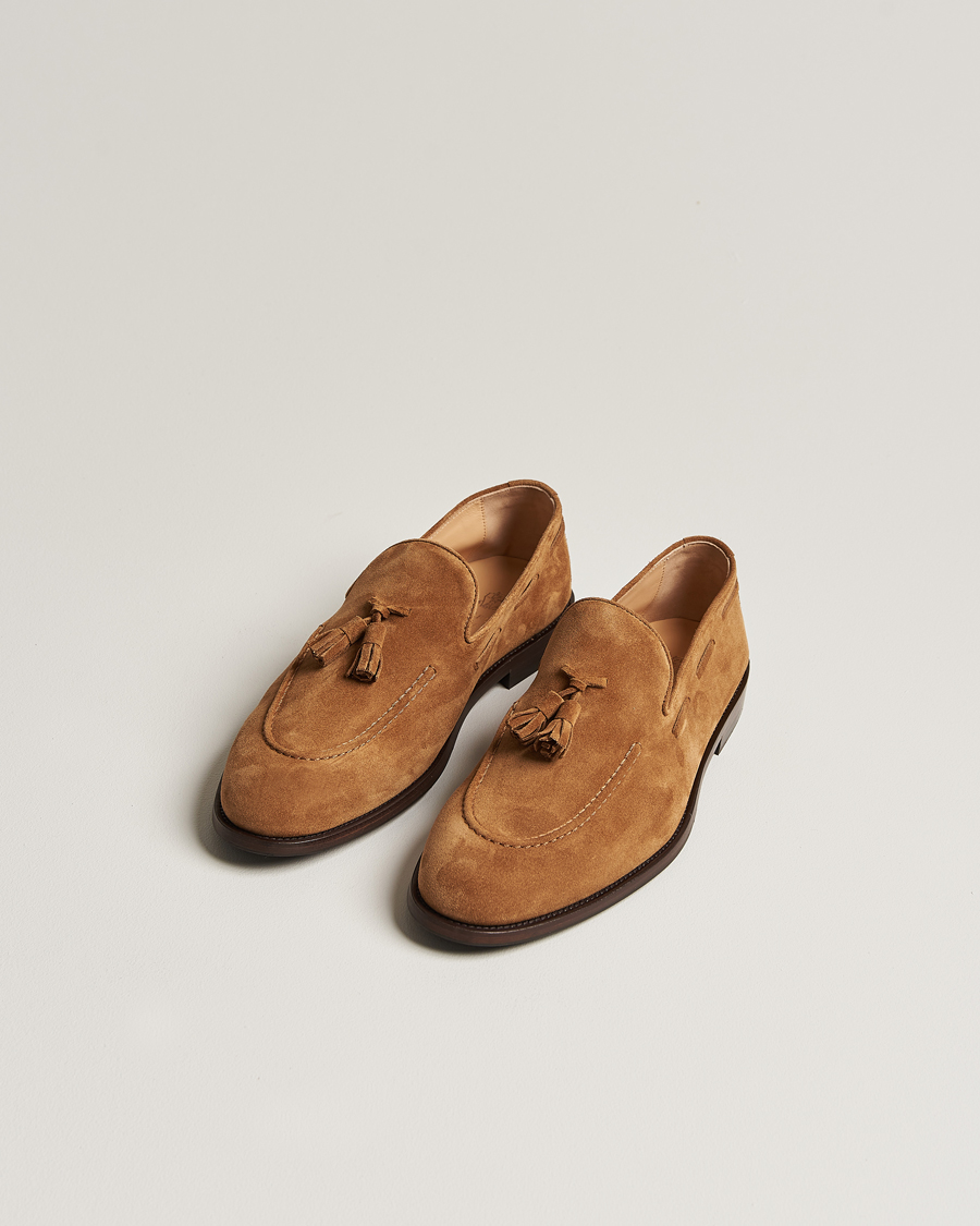 Herren | Brunello Cucinelli Tassel Loafer Whiskey Suede | Brunello Cucinelli | Tassel Loafer Whiskey Suede