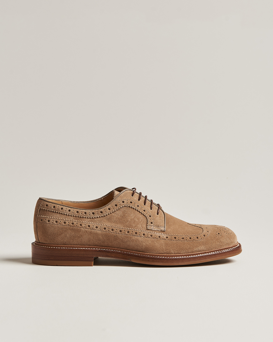 Herren | Brunello Cucinelli Brogue Desert Suede | Brunello Cucinelli | Brogue Desert Suede