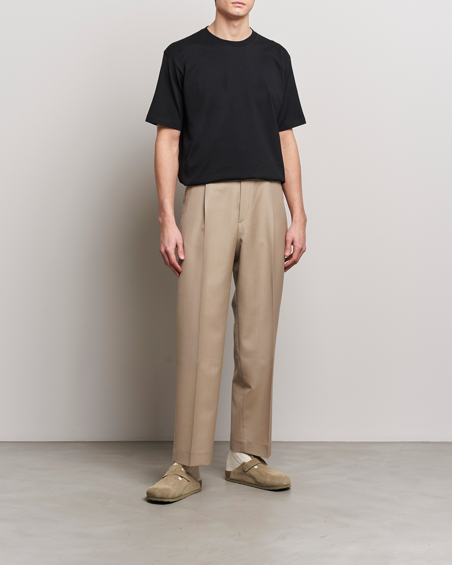 Herren | T-Shirts | Auralee | Luster Plating T-Shirt Black