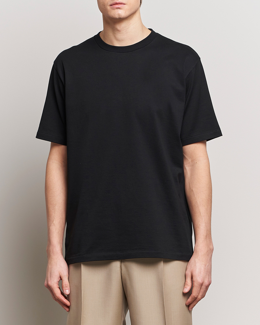 Herren | Japanese Department | Auralee | Luster Plating T-Shirt Black