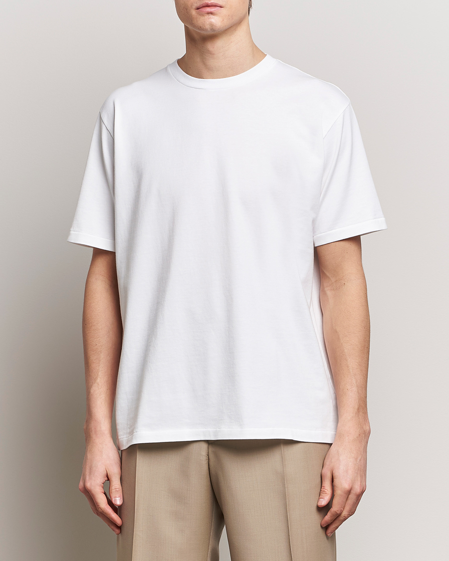Herren | Luxury Brands | Auralee | Luster Plating T-Shirt White